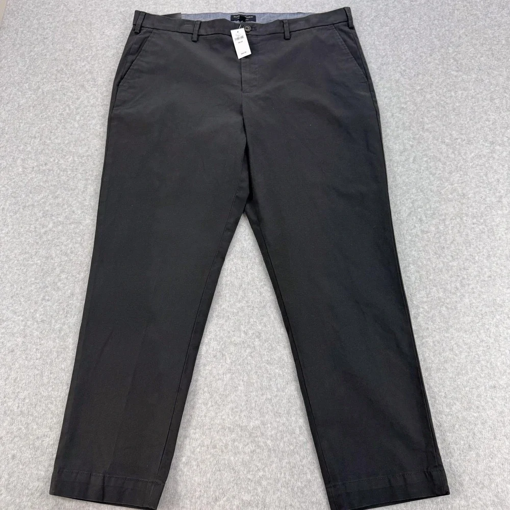 Banana Republic Mason Stretch Chino Pants Mens 38x29 Gray Slim Office NEW $65